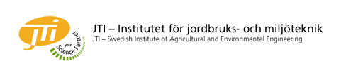 JTI = Swedish Institute of Agricultural and Environmental Engineering